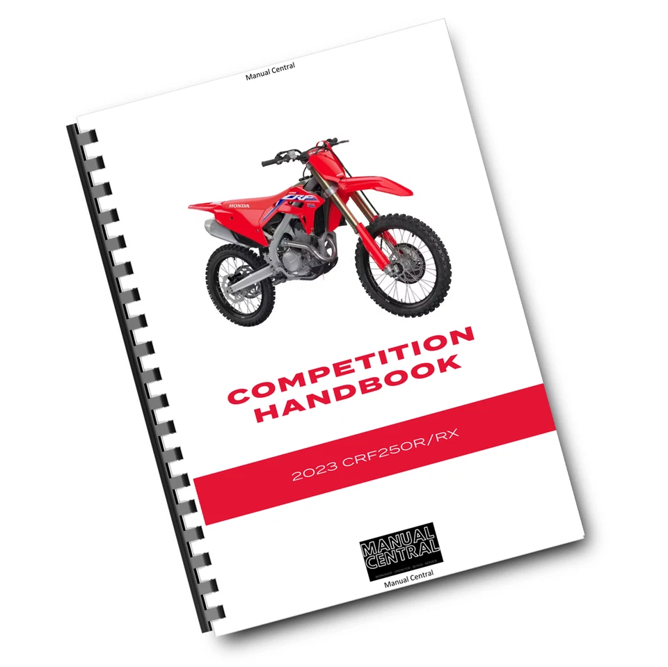 HONDA CRF250R CRF250RX 2023 - COMPETITION HANDBOOK - Image 1 of 4