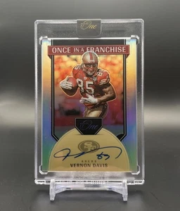 2024 PANINI ONE VERNON DAVIS ONCE IN A FRANCHISE AUTO /99 49ERS SP - Picture 1 of 2