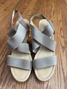 CL by Laundry Damen-Sandalen 7 Vorine Knöchelriemen beige Keilabsatz Korkabsatz - Bild 1 von 23