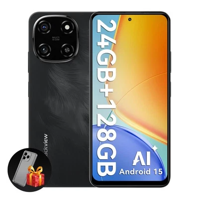 Blackview COLOR 6 Smartphone 24GB+128GB Android 15 Handy Dual SIM AI Fotoalbum - Bild 1 von 4