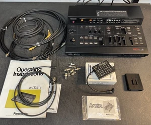 Panasonic WJ-MX10 Digital AV Mixer  + Character Generator WV-KB12A - Picture 1 of 19