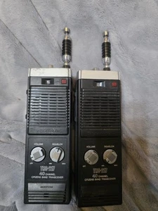 Realistic TRC -217 Walkie Talkie x2 STRANGER THINGS vintage UNTESTED - Picture 1 of 3