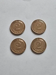 2 Pfennig F/J/G/D von 1959 Jahr  - Bild 1 von 2