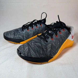 Nike Metcon 5 Training Shoes Black Team Orange Athletic AO2982-081 Womens 6.5 1H - Picture 1 of 16