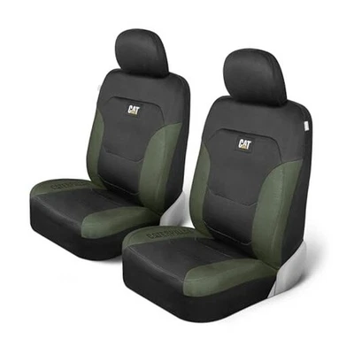 Fundas de asiento Flexfit verde negro para autos, camionetas y SUV - (2) verde cazador Foto 1 de 4