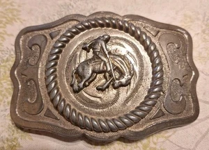 Boucle de ceinture western Bucking Bronco - Photo 1/3