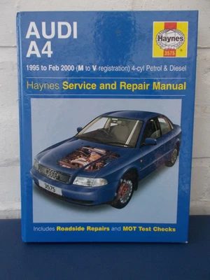 Audi A4 (4-Cyl Petrol & Diesel) 1995-2000 Haynes Workshop Manual - Image 1 of 4