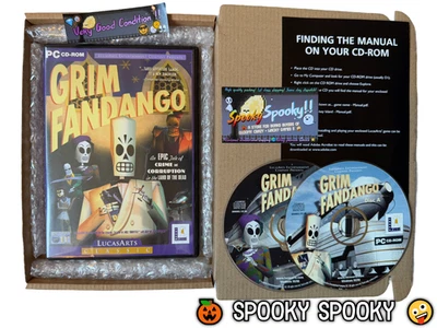 Grim Fandango PC - VGC CIB - High Quality Packing - Tracked - Image 1 of 4