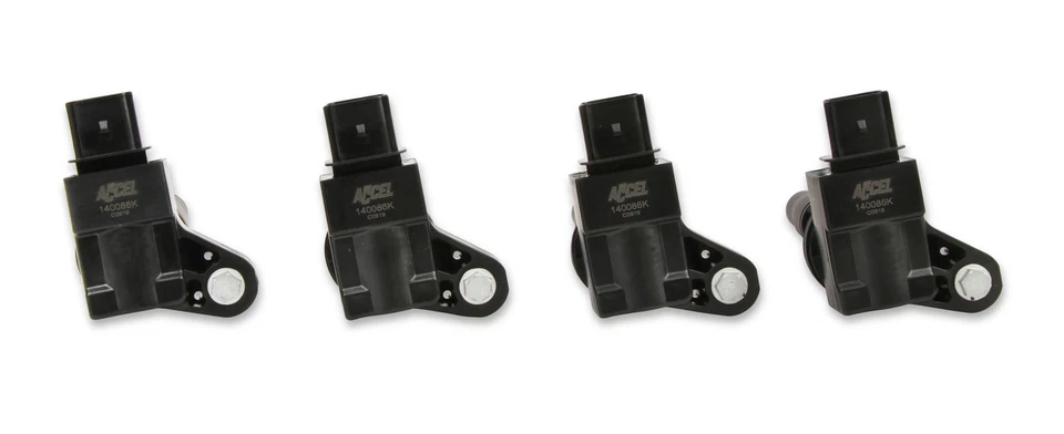 ACCEL 140086K-4 Ignition Coils - Black, 4-Pack - Image 1 of 4