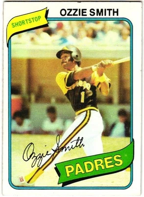 1980 Topps - Ozzie Smith #393 - EX Foto 1 de 2