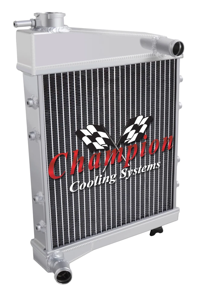 Radiador Kool Champion 2 fileiras todo em alumínio para 1961 - 1975 Austin Mini #EC6175 - Imagem 1 de 4