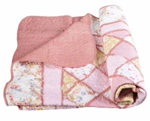 Wendedecke Tagesdecke Kuscheldecke Bettüberwurf WQohndecke Patchwork Shabby - Bild 1 von 4