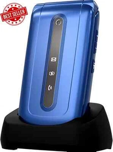 Teléfono Móvil Senior Abatible - Botones Grandes, Doble SIM, SOS, Radio FM - Imagen 1 de 1