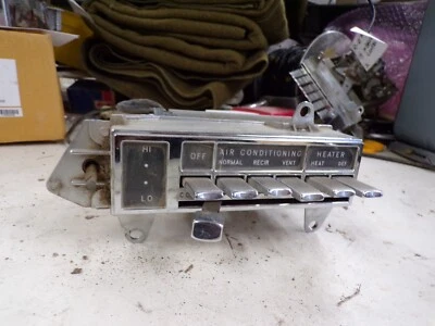 63-64 Oldsmobile Dynamic-Super88-98 Calentador Control OLDS 4 Velocidades Ventilador   Foto 1 de 4