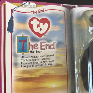 McDonalds TY Beanie Baby The End Bear - Bild 1 von 3