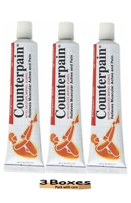 3 X Bálsamo analgésico contra el dolor alivia dolores musculares y articulaciones 60 g Foto 1 de 4