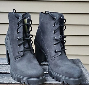 Timberland Mujer Lana Point 6 in Botas Tacón Con Cordones Negras. Talla 8,5 - Imagen 1 de 10