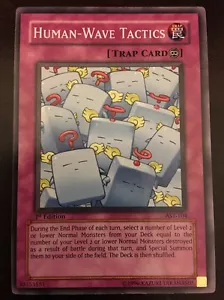 Human-Wave Tactics - AST-104 - Common - Near Mint - 1st Edition Yugioh Card - Picture 1 of 2