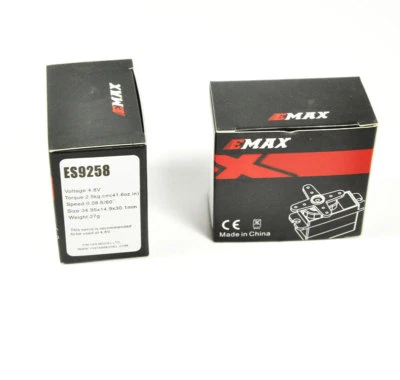 EMAX ES9258 Metal Gear Digital Servo 27g/ 3 kg/ .08 sec for rc helicopter - Image 1 of 4