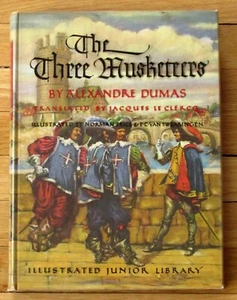 THE THREE MUSKETEERS Alexandre Dumas Illustrated Junior Library 1953 HBDJ L1 - Bild 1 von 1