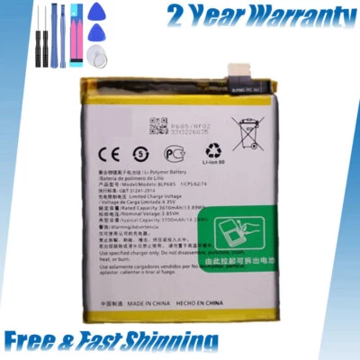 New Premium Battery Replacement for OnePlus 6T One Plus 1+ BLP685 100% Capacity - Image 1 of 4