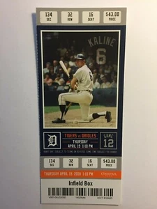 Detroit Tigers vs Baltimore Orioles 19. April 2018 Ticket Stub - Bild 1 von 1