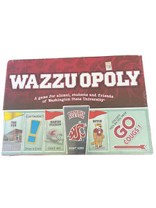 Wazzu-Opoly Property Trading Board Game Washington State Cougars Monopoly
