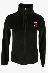 Top Disney Cremallera Completa Vintage Mickey Mouse Vellón Retro Años 90 Negro Talla M - SW3000 - Imagen 1 de 4