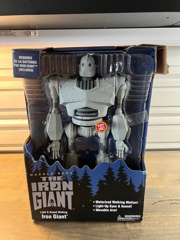 The Iron Giant 15" Light & Sound Walking Action Figure Toy Goldlok Cover