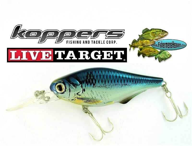 RARE Live Target (GZC70M601) Gizzard Shad Crankbait - Silver Blue - Image 1 of 1