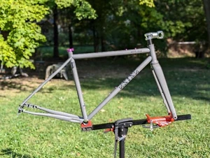 STS Bikes Grvl Klr Steel Custom Disc Brake Gravel Frameset 56cm - Picture 1 of 20