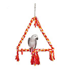 Adventure Bound Rope Triangle Parrot Bird Swing Toy African Grey Amazon