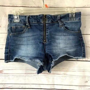 Sky and Sparrow blau Denim abgeschnittene Jeans kurz Damen Daisy Duke Sommer Größe 3 - Bild 1 von 7