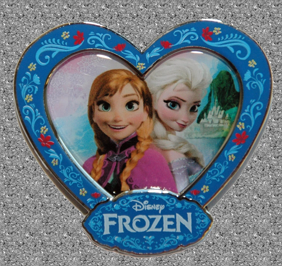 DLP Anna and Elsa Heart DISNEY Pin Frozen - París Foto 1 de 1