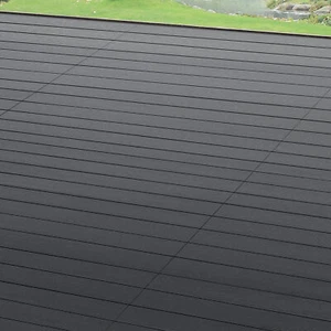 [neu.holz] Terrassendielen Komplettbausatz WPC Dielen Bausatz 10m² Dunkelgrau - Bild 1 von 7