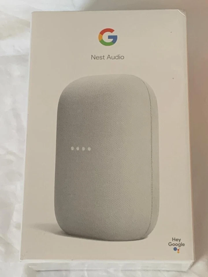 Google Nest Audio -  w/ Google Assistant      *** BRAND NEW IN SEALED BOX *** - Image 1 of 3