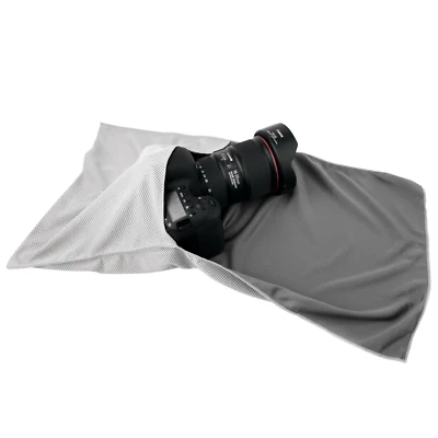 LENS-AID Mikrofaser-Einschlagtuch: Schutz f. Kamera, Objektiv - Kameratasche vers. Größen