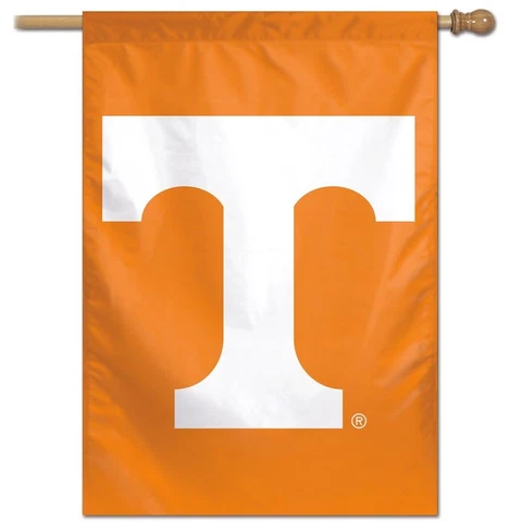 TENNESSEE VOLUNTEERS "T" 28"X40" BANNER FLAG NEW WINCRAFT 🔥 Cover