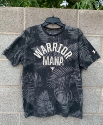 Camiseta Under Armour Warrior Mana Para Hombres Grande Floral Manga Corta Proyecto Rock Foto 1 de 4