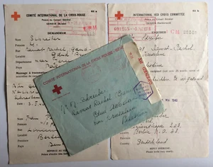 Jüdische Dokumente Genf Schweiz 2.WK Jerusalem Israel Berlin Deutschland 1940 - Bild 1 von 11