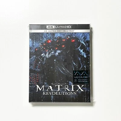 THE MATRIX REVOLUTIONS MANTA LAB [4K+2D] STEELBOOK FULL SLIP GLOW IN THE DARK - Image 1 of 2