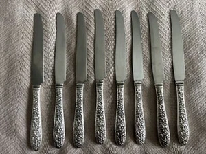 National Silver Co Silver Plated Narcissus Set of Butter Knives 9.5” #kmjo - Picture 1 of 7
