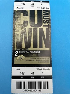Colorado Buffaloes Football Ticket Stubs - Non conference Opponents (You Choose) - Picture 1 of 9