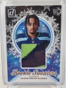 2023 Donruss Football Rookie Sweaters #HS-JSN Jaxon Smith-Njigba RC - Seahawks - Picture 1 of 2
