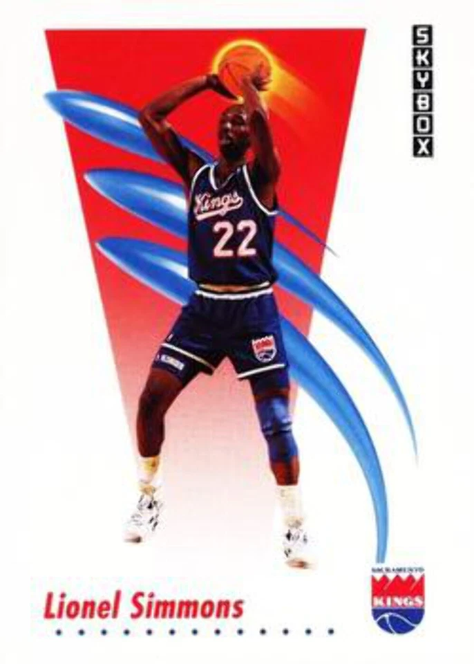 #250 Lionel Simmons - Sacramento Kings - 1991-92 SkyBox Basketball - Image 1 of 1
