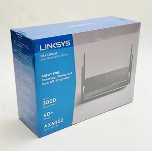 Linksys MR9600 Dual Band WiFi 6 AX6000 bis zu 6,0 Gbit/s Mesh Router *versiegelt neu* - Bild 1 von 8