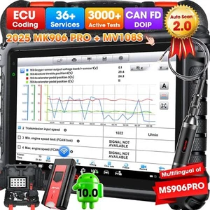 Escáner Autel MaxiCOM MK906 Pro actualización de codificación MK906BT MS906BT CAN FD / DoIP - Imagen 1 de 13