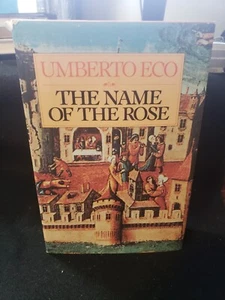 The Name of the Rose, Umberto Eco, 1983, Hardcover, 1st Edition 'F or J' Print - Picture 1 of 4
