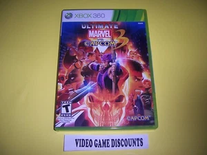 Original Box Case for Microsoft Xbox 360 Ultimate Marvel vs. Capcom 3 - - Picture 1 of 1
