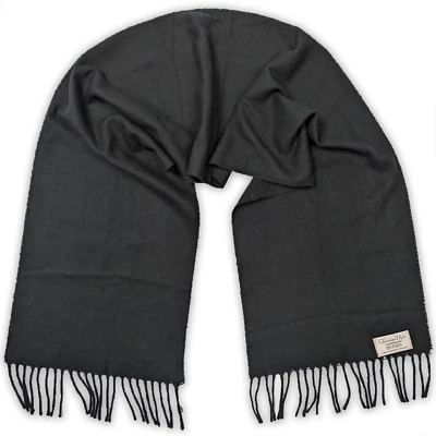 Christian Dior Cashmaire Vintage Black Acrylic Scarf Made in England Classic - Image 1 of 4